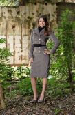 5119 - CONJUNTO DE VELUDO COTELE COM BLAZER FORRADO.